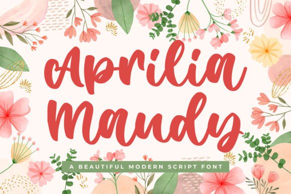 Aprilia Maudy: A Playful Script Font for Engaging Web Designs