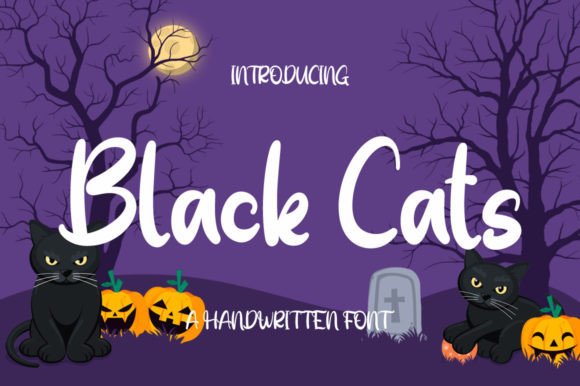 Black Cats: A Bold Script for Creative Projects