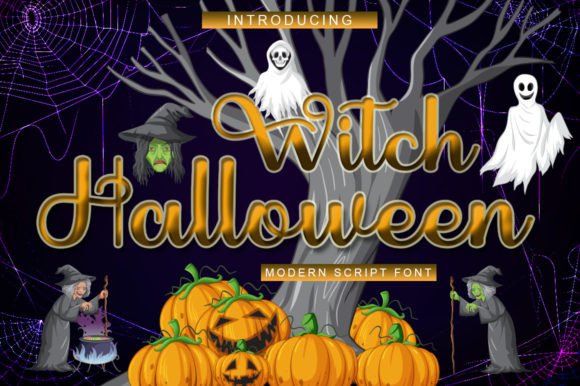 Bring Magic to Your Creations with Witch Halloween Font