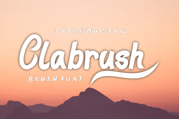 Clabrush: A Modern Script Font for Engaging Campaigns