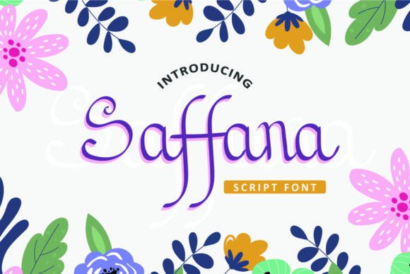 Cute and Girly Saffana: The Perfect Font for Engaging Visuals