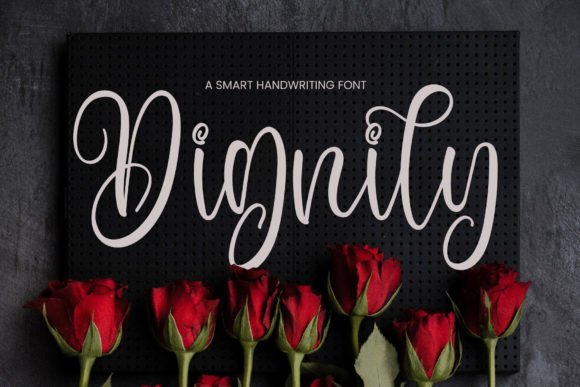 Discover Dignity: A Handwritten Font for Elegant Branding