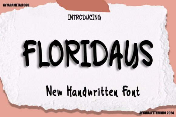 Discover Floridays: A Charming Handwritten Font for Your Next Project