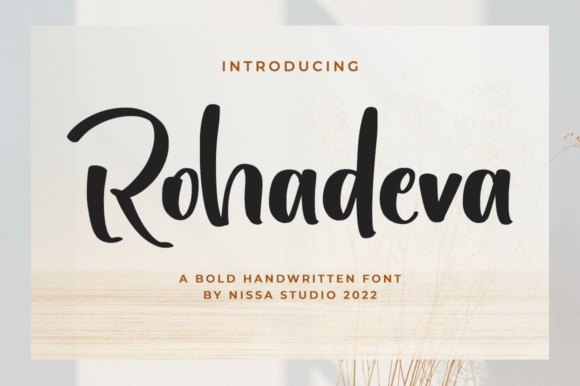 Discover Rohadeva: A Handwritten Font for Editorial Charm