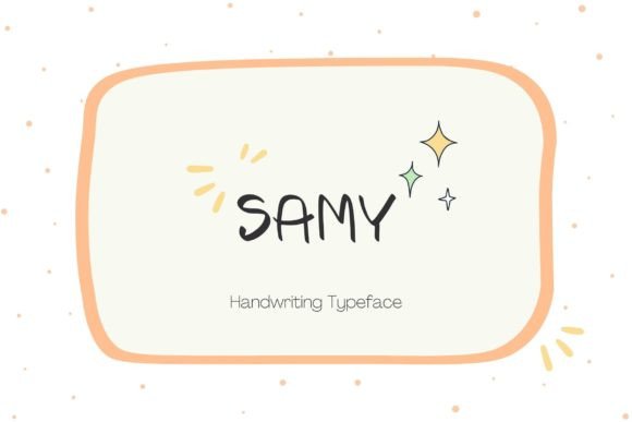 Discover Samy: A Charming Handwritten Font for Creative Projects