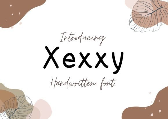 Discover Xexxy: A Handwritten Font for Creative Web Design