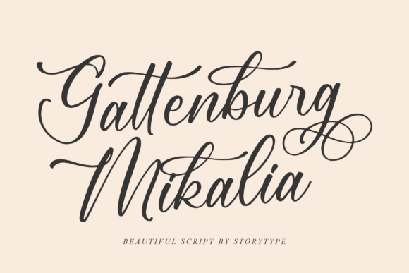 Elevate Your Brand with Gattenburg Mikalia Font