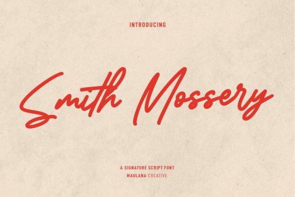 Enhance Your Brand with Smith Mossery Font