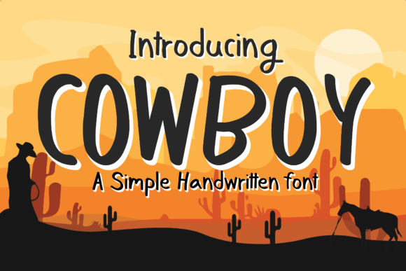 Enhance Your Web Design with Cowboy, a Versatile Handwritten Font