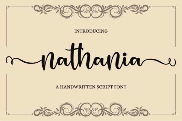 Exploring Nathania: A Timeless Handwritten Font for Branding
