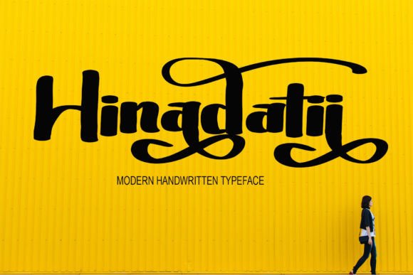 Hinadati: A Handwritten Font for Crafters and Creators