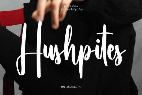 Hushpites: A Script Font with Graceful Elegance