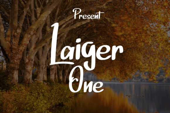 Laiger One: A Handwritten Font for Engaging Editorial Design