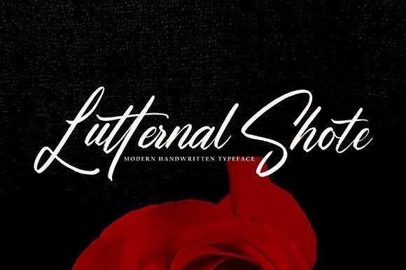 Lutternal Shote: A Delicate and Elegant Handwritten Font