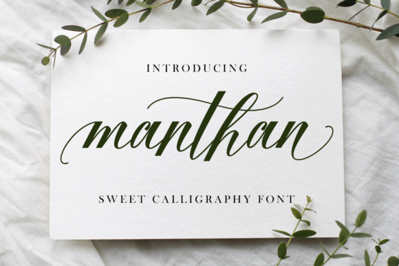 Manthan: A Handwritten Script Font for Elegant Web Design