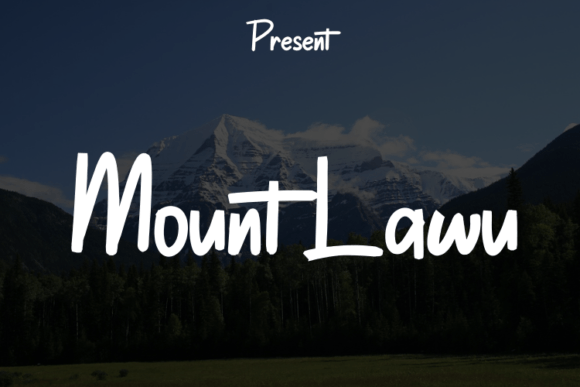 Mount Lawu: A Font for Elegant and Modern Editorial Design