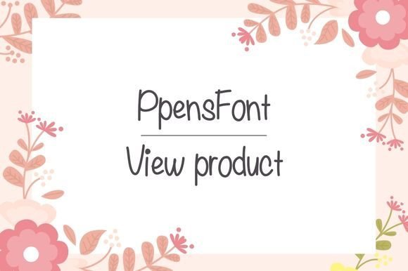 Ppens: A Fun and Friendly Handwritten Font for Web Design