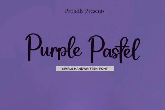 Purple Pastel: A Whimsical Script for Creative Projects