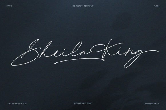 Sheila King: A Delicate Script Font for Web Design