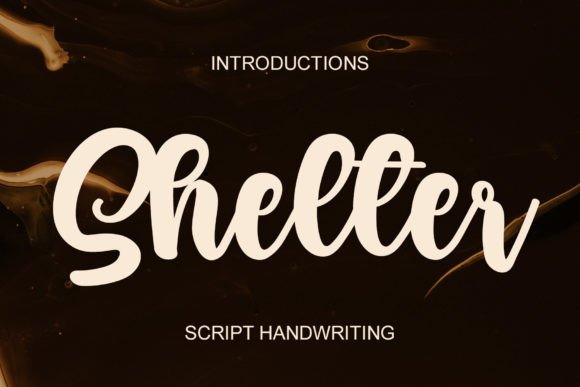 Shelter: A Handwritten Script Font for Creative Campaigns