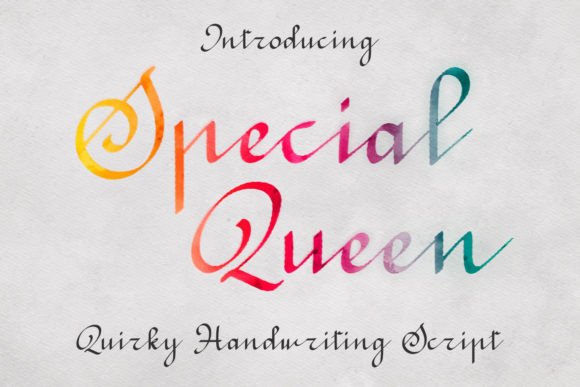 Special Queen: A Handwritten Font for Elegant Web Design