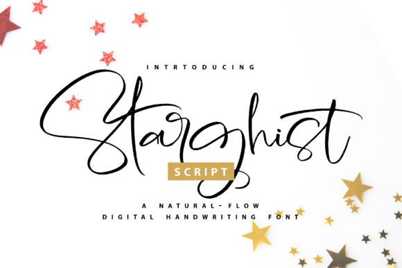 Starghist: A Refined Script Font for Elegant Branding