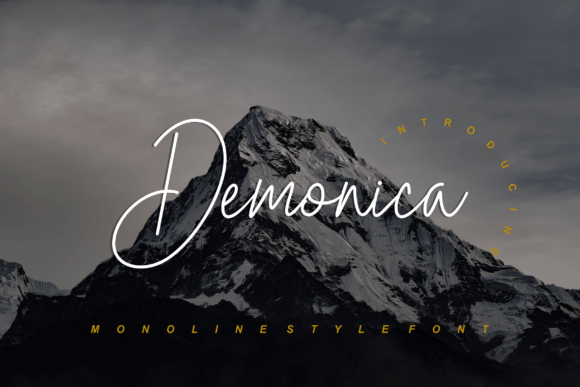Transform Your Brand with Demonica: A Versatile Script Font