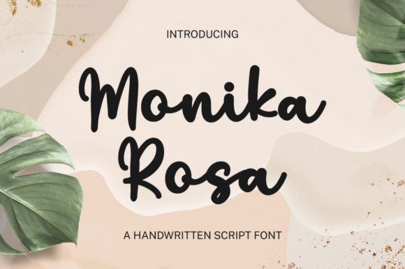 Transform Your Brand with Monika Rosa: A Timeless Handwritten Font