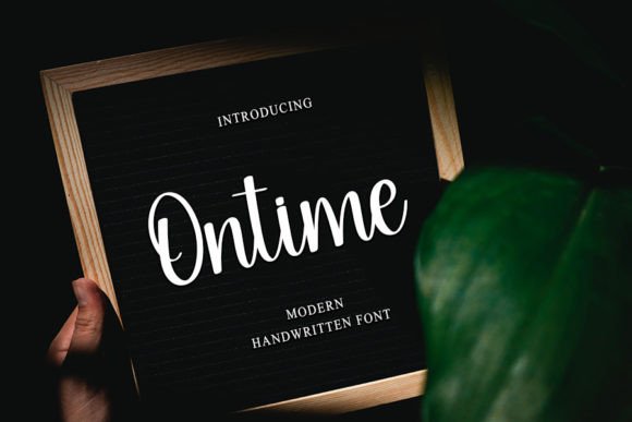 Transform Your Brand with Ontime: A Handwritten Font