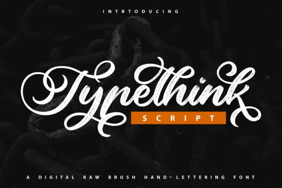 Transform Your Brand with Typethink, the Raw-Brush Handwritten Font