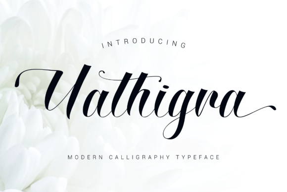 Uathigra: A Bold Handwritten Font for Eye-Catching Designs