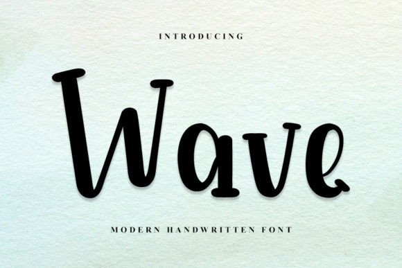 Wave: A Handwritten Font for Elegant Editorial Design