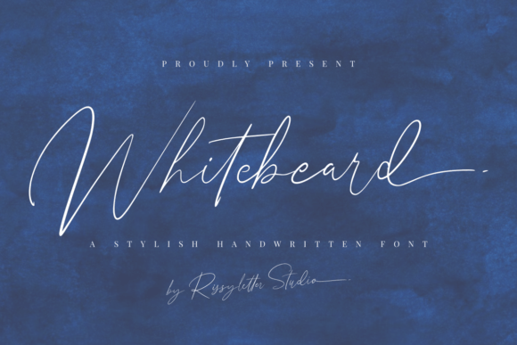 Whitebeard: A Handwritten Font for Editorial Elegance